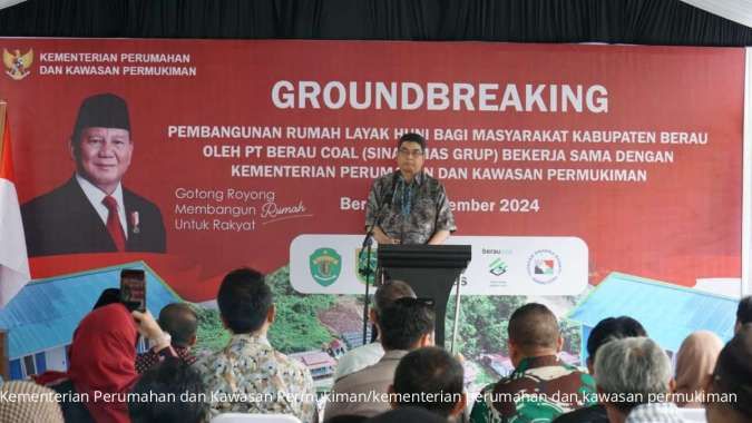 Gandeng Berau Coal, Kementerian Perumahan Groundbreaking 500 Unit Rumah di Kaltim