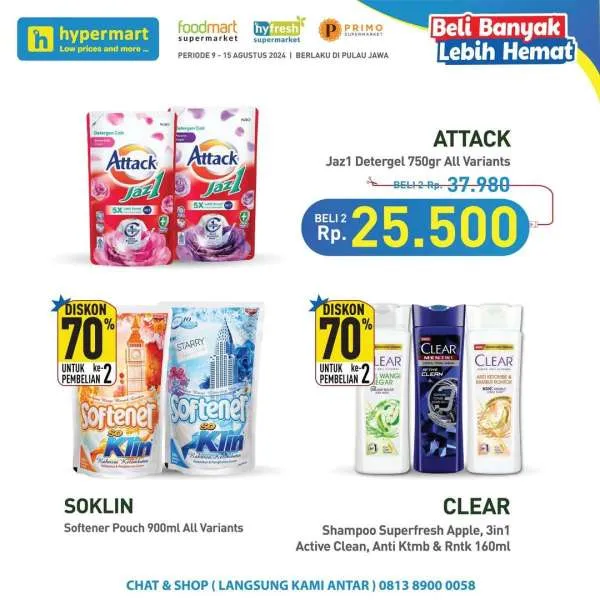 Promo Hypermart Beli Banyak Lebih Hemat Periode 9-15 Agustus 2024