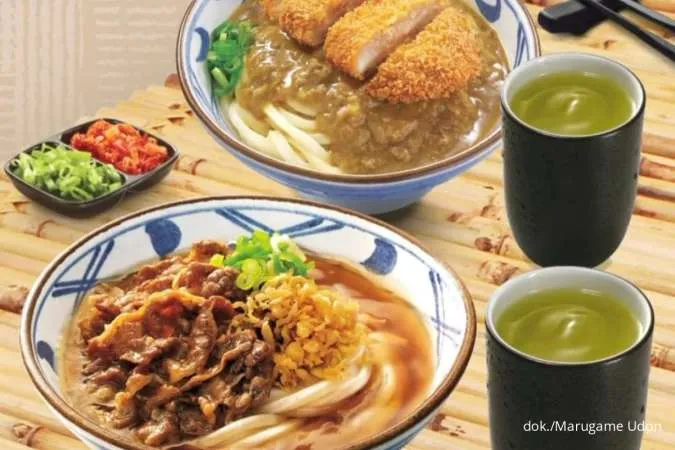 Promo Marugame Udon hemat 25% isi 2 Udon gratis 2 Cold Ocha