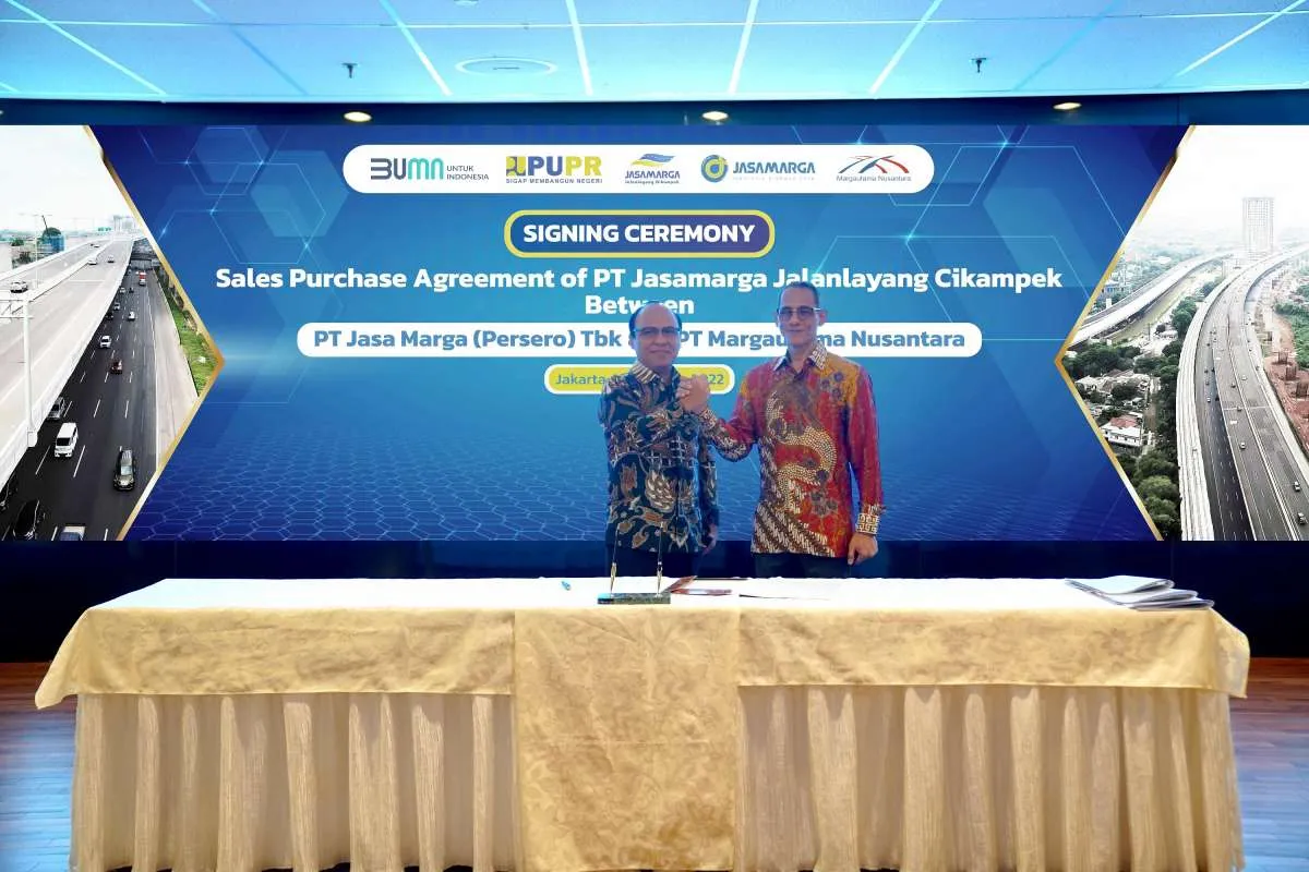 Jasa Marga dan Margautama Nusantara Tandatangani SPA untuk Jalan Layang Cikampek