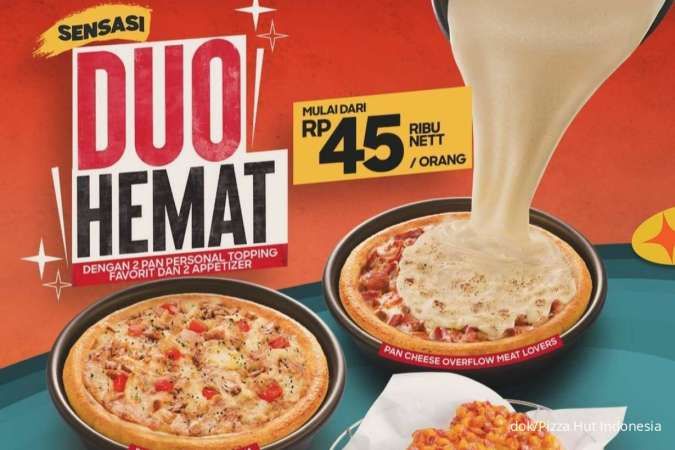 Promo Pizza Hut 3 Juni-7 Juli 2024, Sensasi Duo Hemat Mulai Rp 45.000 Nett