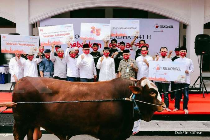 Telkomsel Maknai Idul Adha 1441H dengan Menyalurkan Hewan Kurban kepada 43.000 Penerima Manfaat