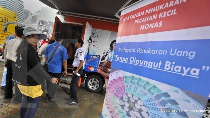 Pemilu, layanan penukaran uang BI di Monas tutup