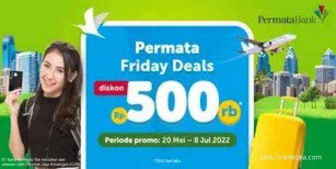 Promo PermataBlack, Diskon Semua Produk Traveloka Hingga Rp 500.000