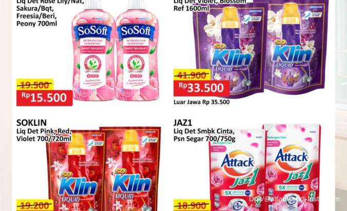 Promo Deterjen dan Sabun Mandi Weekend Sampai 2 Februari 2025, So Klin Lebih Murah