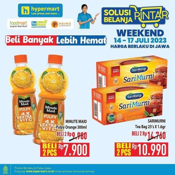 Katalog Harga Promo JSM Hypermart 14-17 Juli 2023