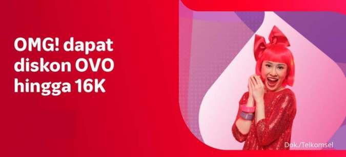 Promo Telkomsel 25 Februari-7 Maret, Beli Paket Data Pakai OVO Diskon Rp 16.000