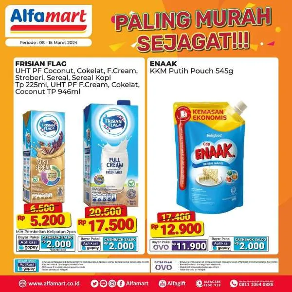 Promo Alfamart Paling Murah Sejagat Periode 8-15 Maret 2024