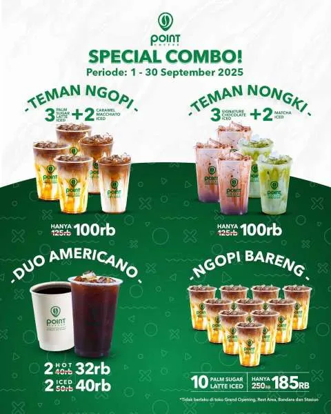 Promo Point Coffee Special Combo