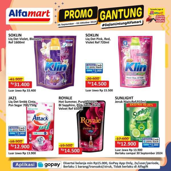 Promo Alfamart Gantung26 September-2 Oktober 2024