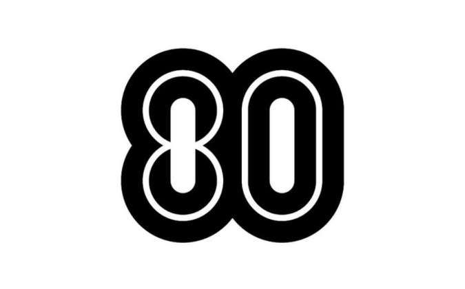Logo HUT RI ke-80