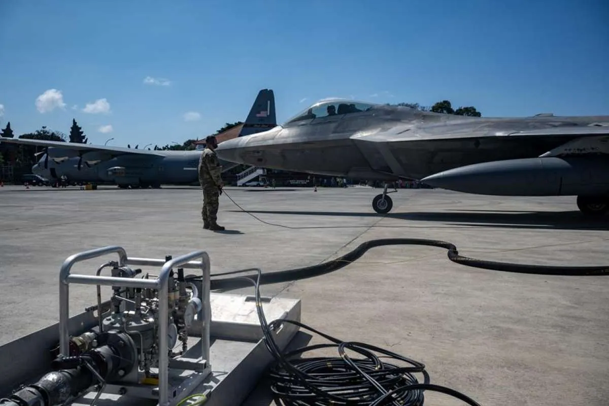 4 Jet Tempur F-22 Angkatan Udara AS Sambangi Indonesia, Ada Apa?