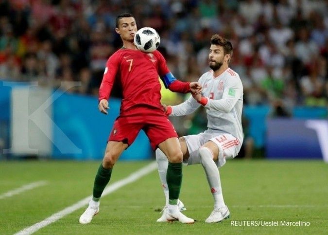 Tiga gol Ronaldo selamatkan Portugal dari kekalahan melawan Spanyol
