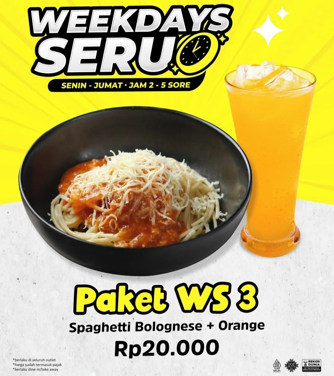 waroeng steak weekday seru Rp 20.000