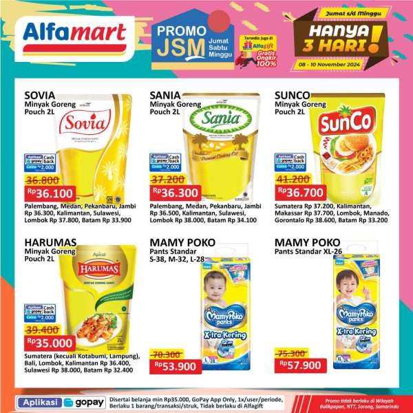 Promo JSM Alfamart Weekend 8-10 November 2024