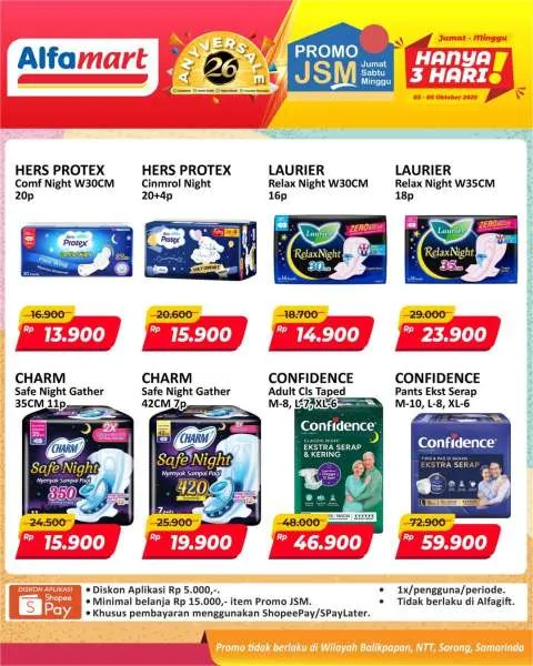Promo JSM Alfamart Periode 3-5 Oktober 2025