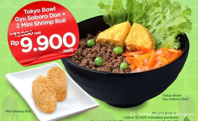 Promo HokBen dan Bank Saqu 14 Maret 2025, Hari Terakhir Makan Hemat Cuma Rp 9.900