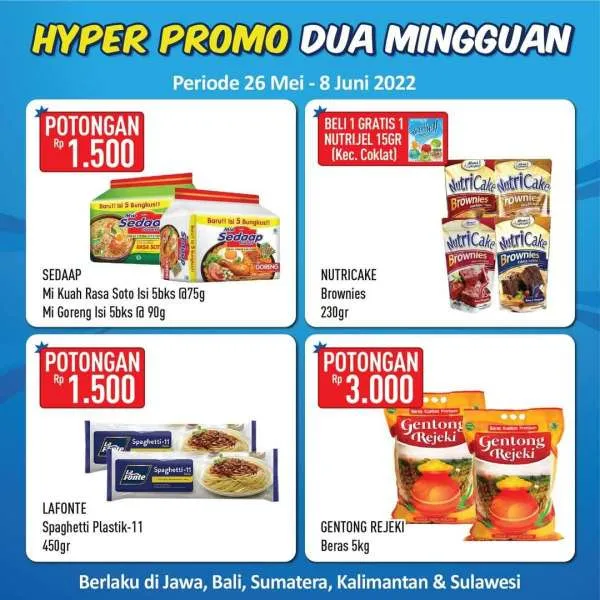Promo Hypermart Dua Mingguan Periode 26 Mei-8 Juni 2022