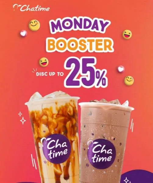 Promo Chatime Monday Booster