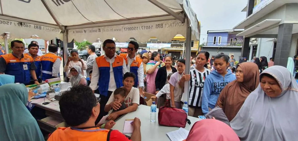 Bantu korban banjir, BRI beri pengobatan gratis di Tambun, Bekasi