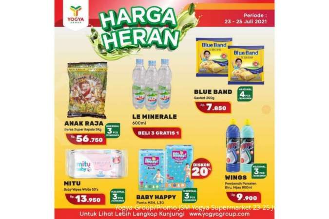 Promo JSM Yogya Supermarket 24 Juli 2021, ada penawaran Harga Heran!