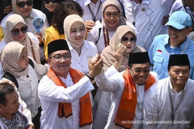 Ridwan Kamil-Suswono Resmi Daftar Bakal Cagub dan Cawagub Jakarta