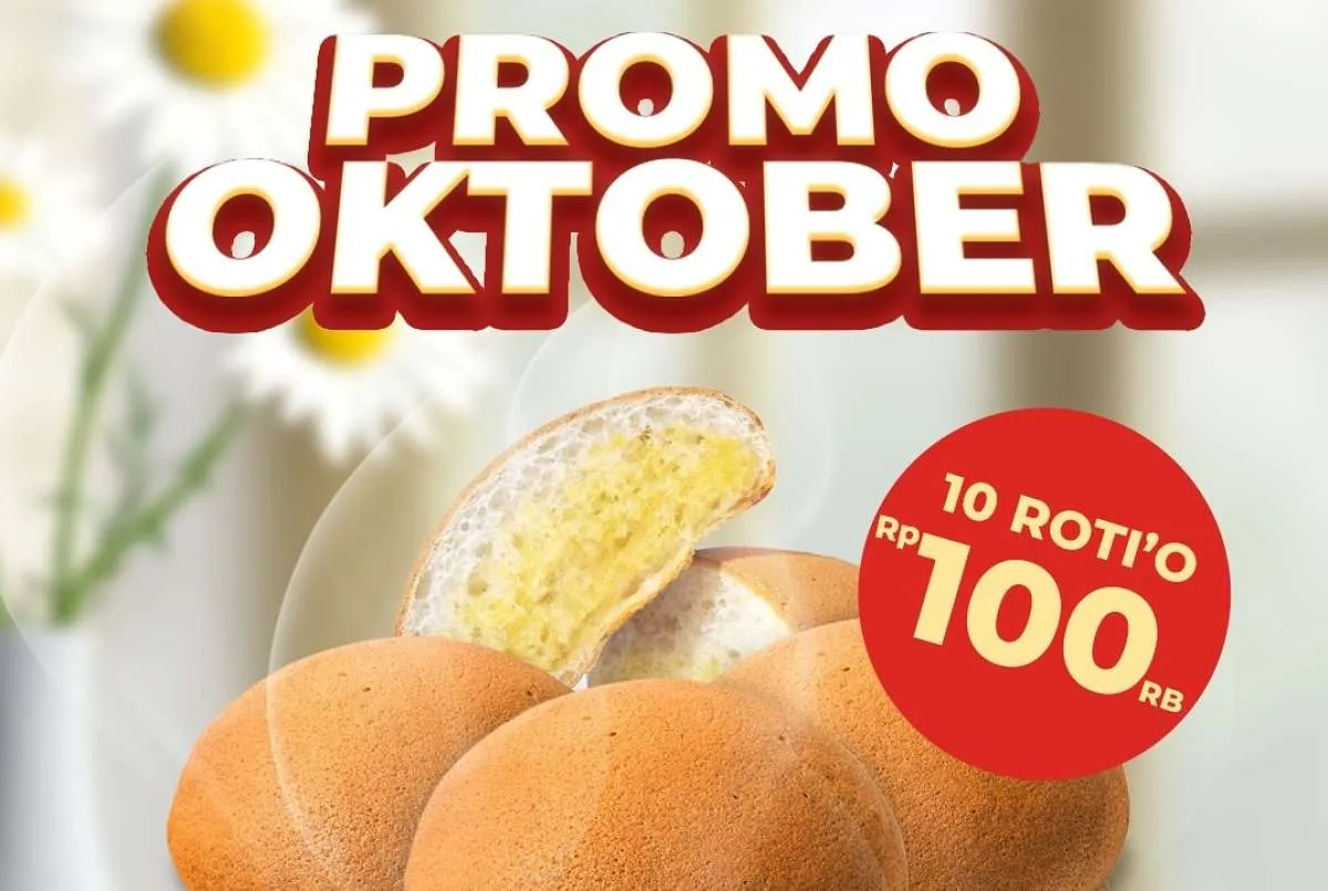 Daftar Promo Roti'O Selama Oktober 2025, Paket Hemat 10 Roti'O Cuma Rp 100.000