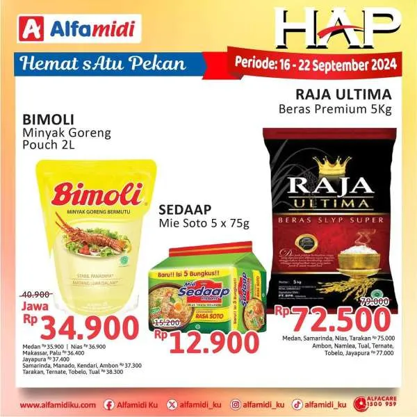 Promo Alfamidi Hemat Satu Pekan Periode 16-22 September 2024