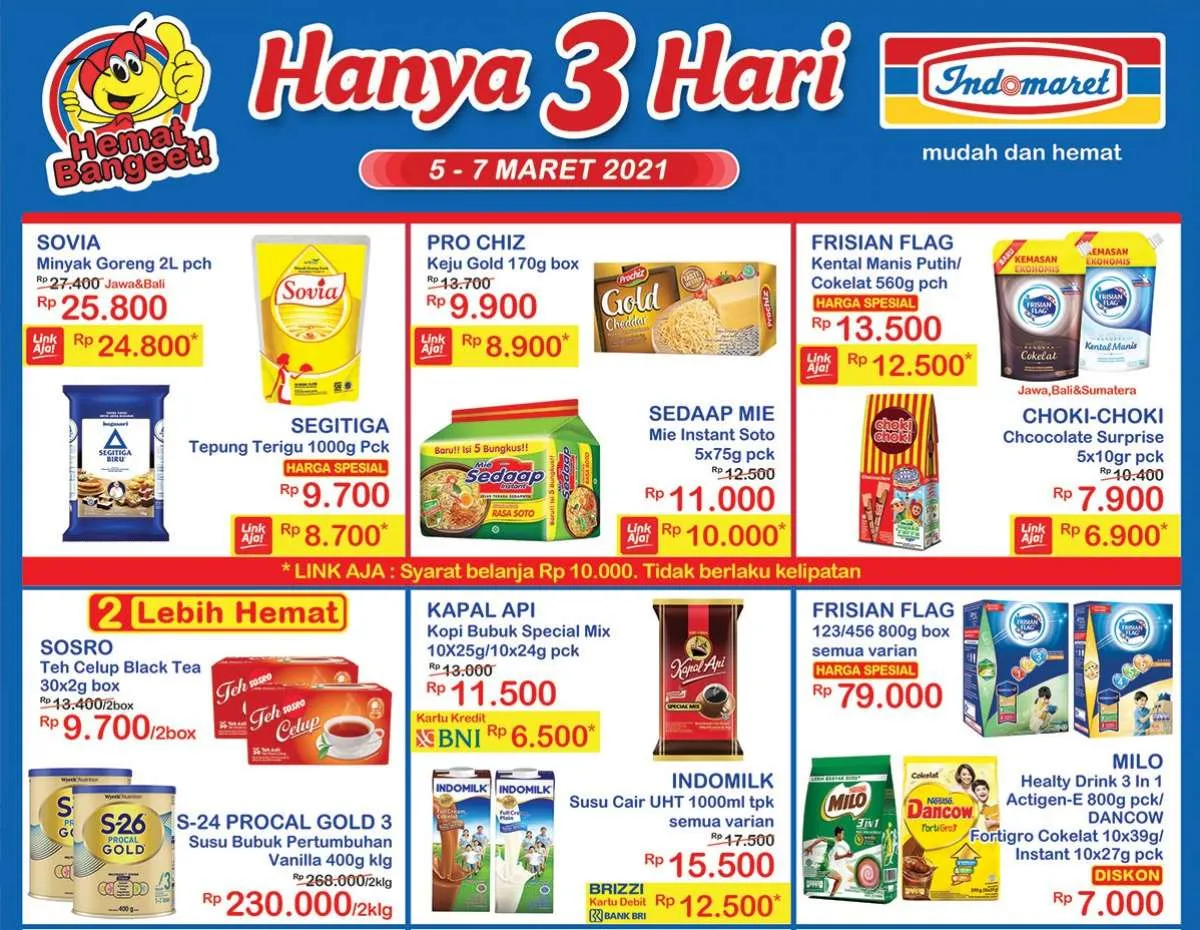 Promo JSM Indomaret Hanya 3 Hari 5-7 Maret 2021, diskonan weekend lagi!