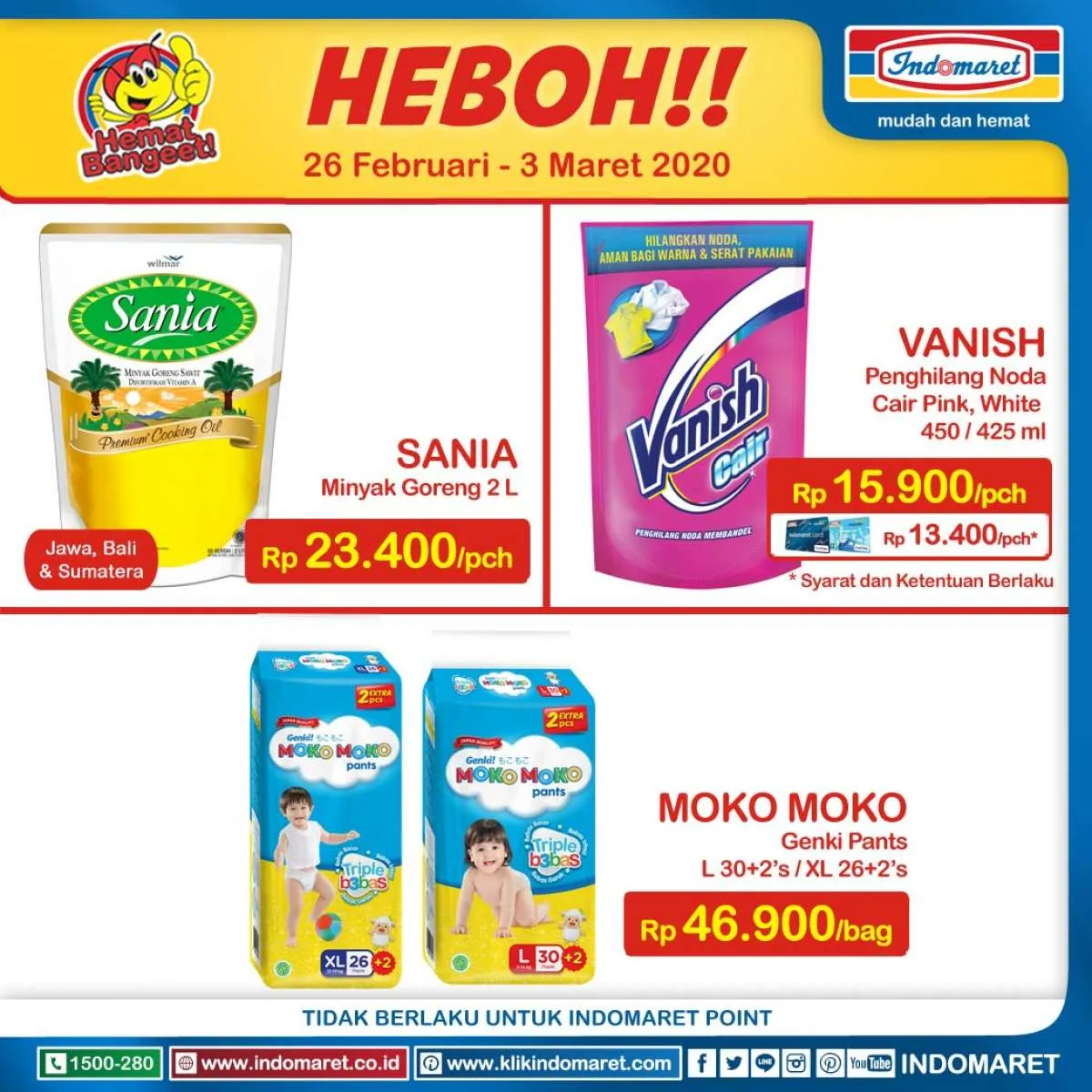 Promo Indomaret Harga Heboh, Terbaru! (26 Feb-3 Mar 2020)