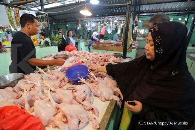 Dua pekan jelang Ramadan, harga daging ayam dan telur mulai menanjak