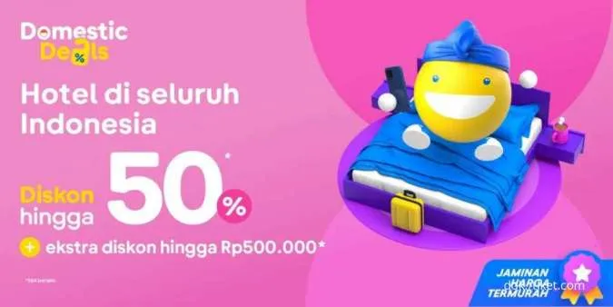 Manfaatkan Promo Tiket.com Hotel di Seluruh Indonesia, Diskon Hotel 50%