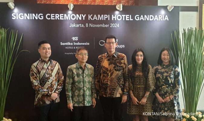 Kerjasama dengan Janto Group, Santika Indonesia Bangun Hotel senilai Rp 250 Miliar