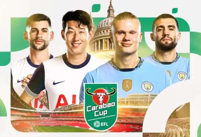 Link Live Streaming Tottenham vs Man City, Carabao Cup Kamis (31/10) Jam 03.15 WIB