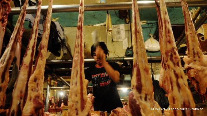 Pengusaha DKI keluhkan lonjakan harga daging sapi