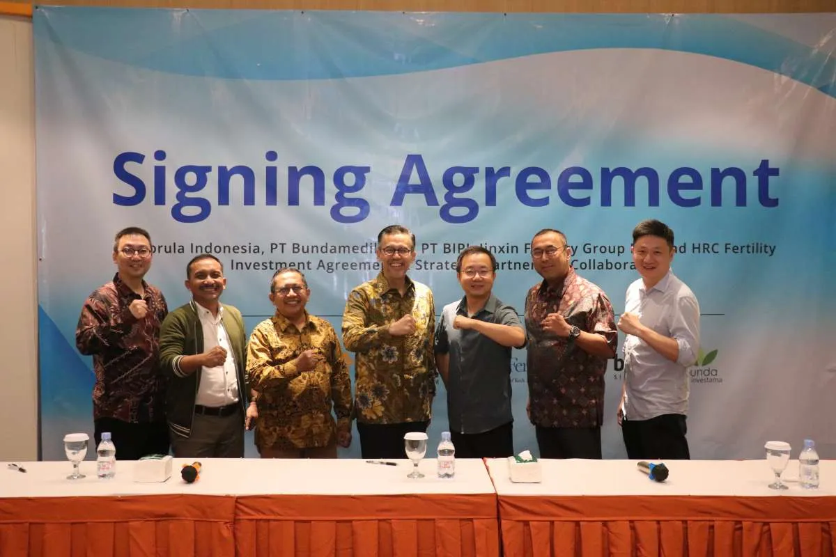 Akuisisi Anak Usaha Bundamedik (BMHS), Jinxin Fertility Group Gelontorkan Rp 422,03 M