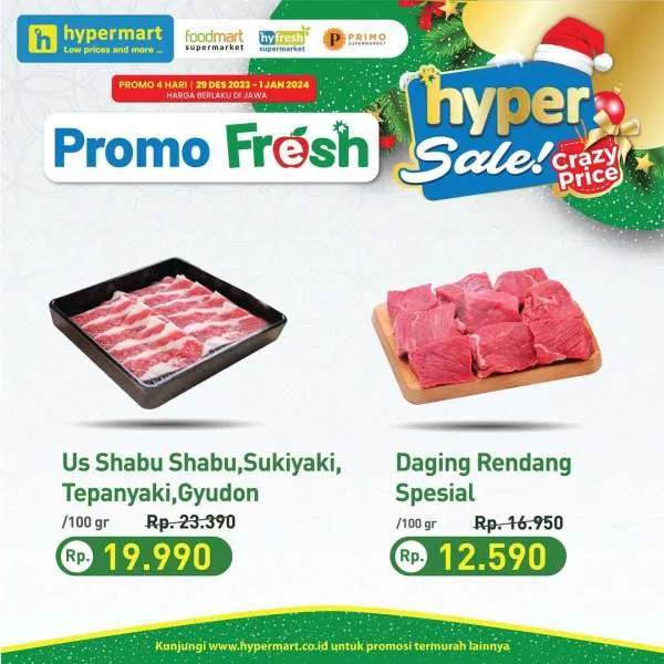 Promo JSM Hypermart Hyper Diskon Weekend Periode 29 Desember 2023-1 Januari 2024