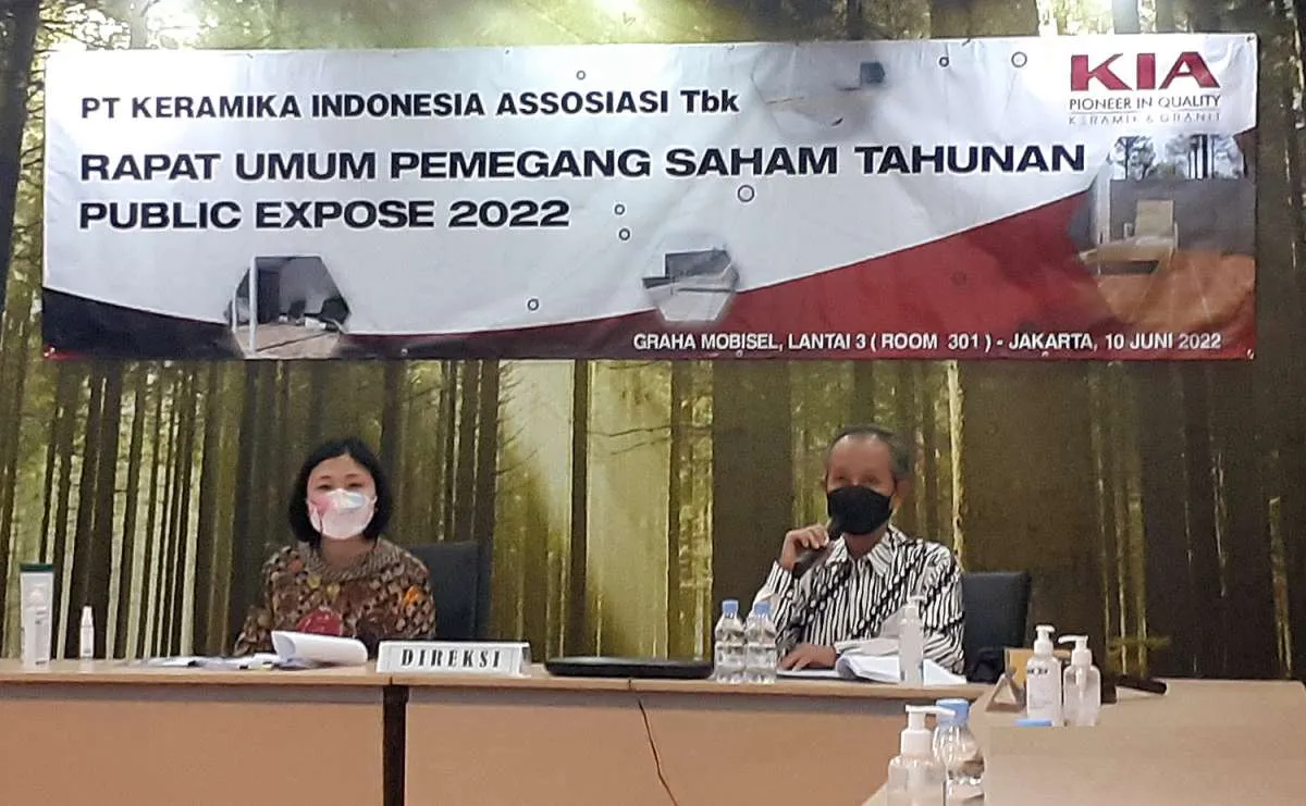 Keramika Indonesia Assosiasi (KIAS) Absen Bagikan Dividen Tahun Ini