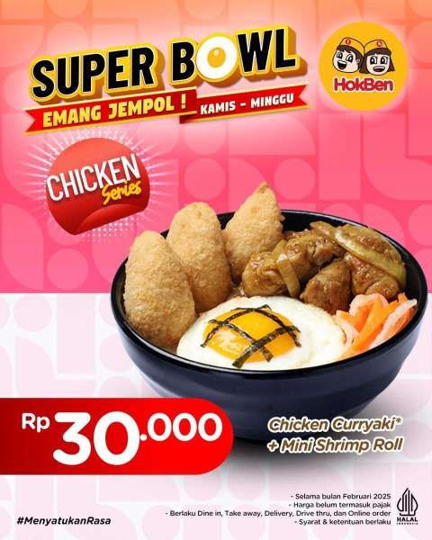 Promo HokBen Super Bowl di Bulan Februari 2025