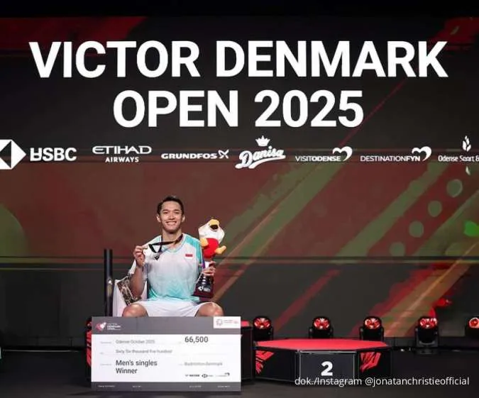 Daftar Hadiah Uang Denmark Open 2025, Jojo Sabet Gelar Juara Bawa Pulang Rp 1 Miliar
