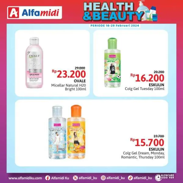 Promo Alfamidi Health & Beauty Periode 16-29 Februari 2024