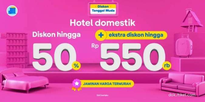 Promo Tiket.com sampai 3 Februari 2023, Nikmati Diskon Hotel Domestik 50%