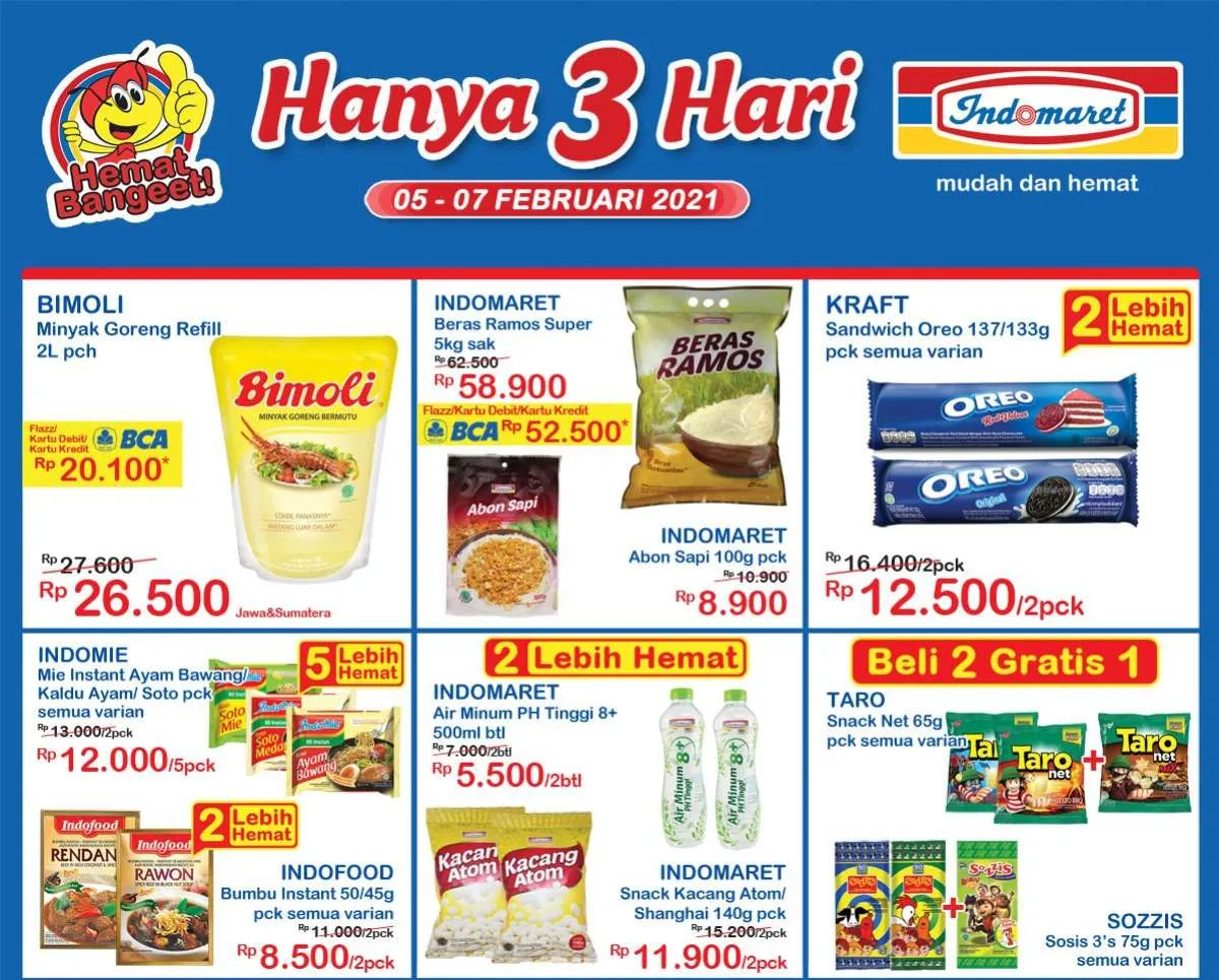 Promo JSM Indomaret Hanya Tiga Hari 5-7 Februari 2021, diskon paling anyar!
