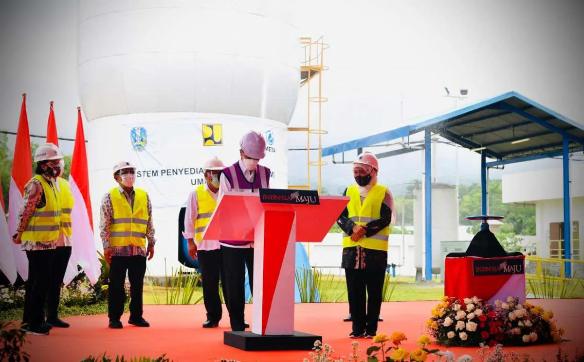 Proyek SPAM Umbulan Rp 2 triliun rampung, Jokowi minta tersambung ke masyarakat