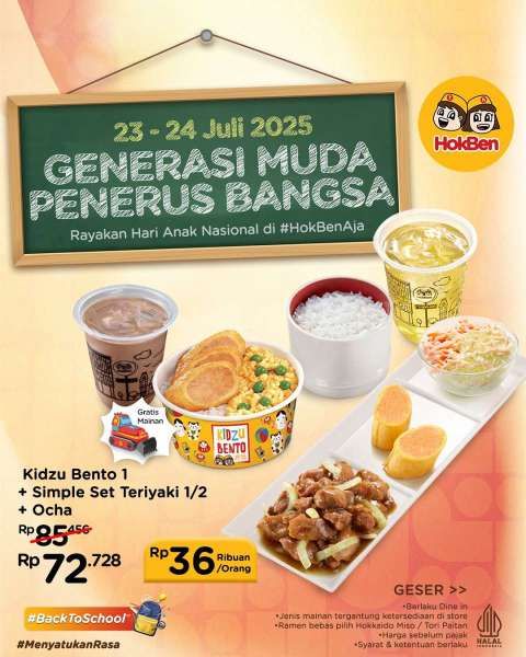 Promo HokBen Hari Anak Nasional 23-24 Juli 2025