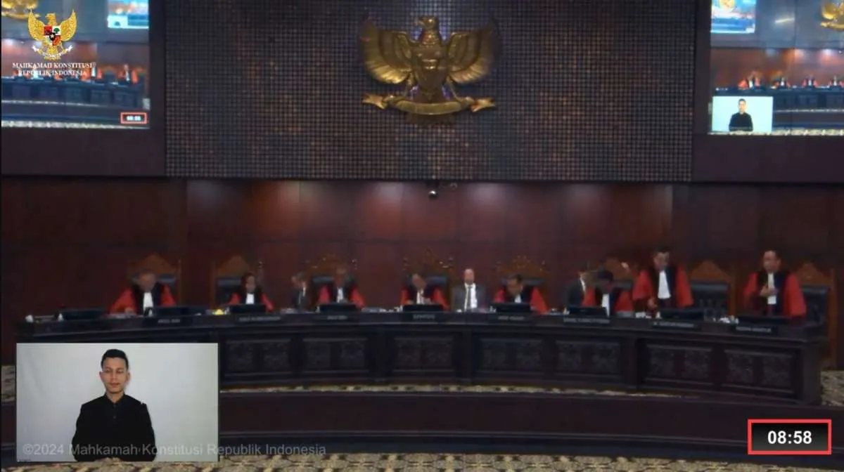 MK Tolak Permohonan Sengketa Pilpres 2024 yang Diajukan Anies-Muhaimin