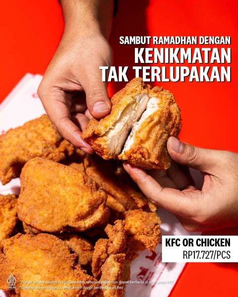 Promo KFC Terbaru Maret 2023, OR Chicken Harga Hemat