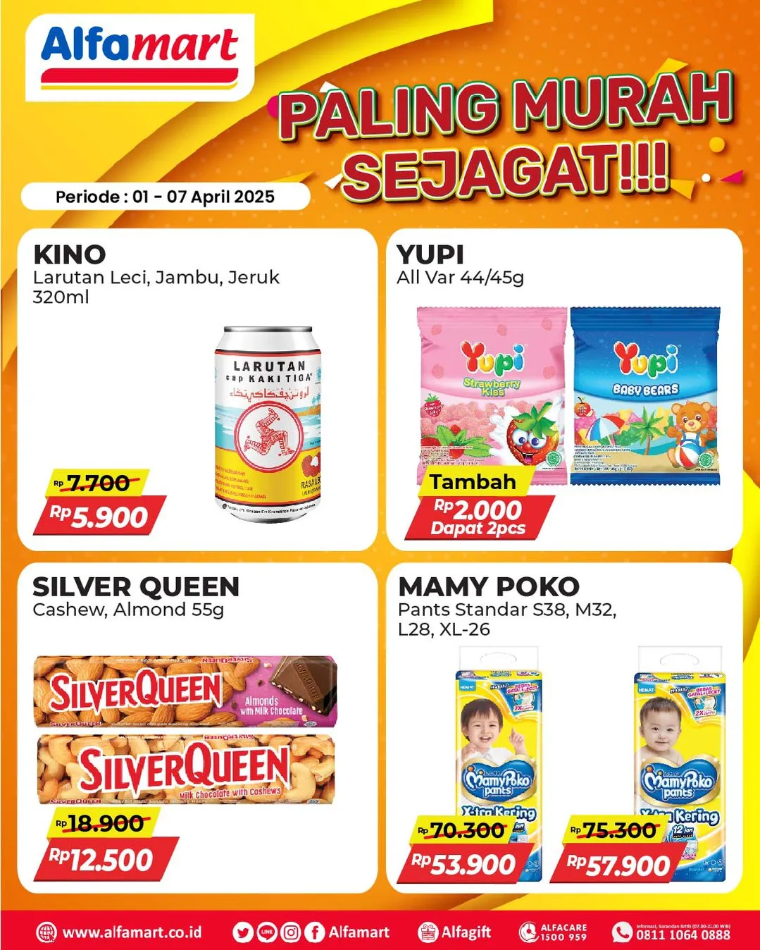 Promo Alfamart Paling Murah Sejagat Periode 1-7 April 2025