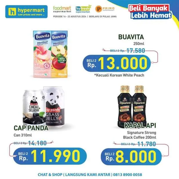 Promo Hypermart Beli Banyak Lebih Hemat Periode 16-22 Agustus 2024