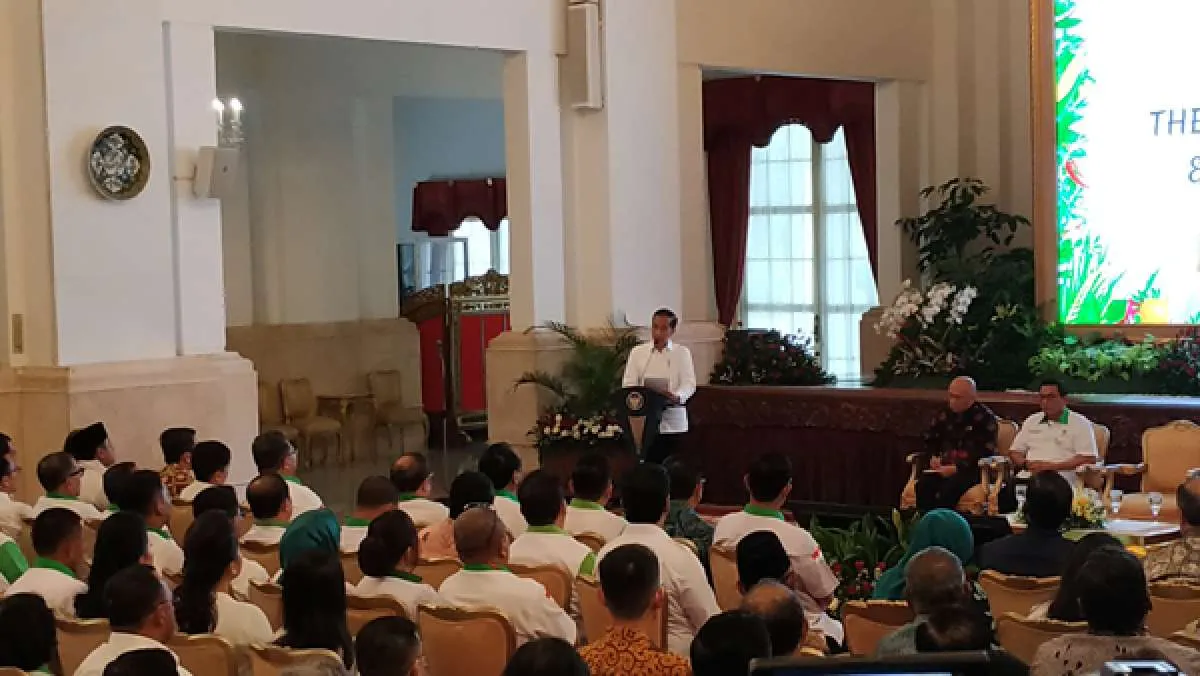 Jokowi: Sektor pertanian memberikan kontribusi yang besar bagi pembangunan ekonomi